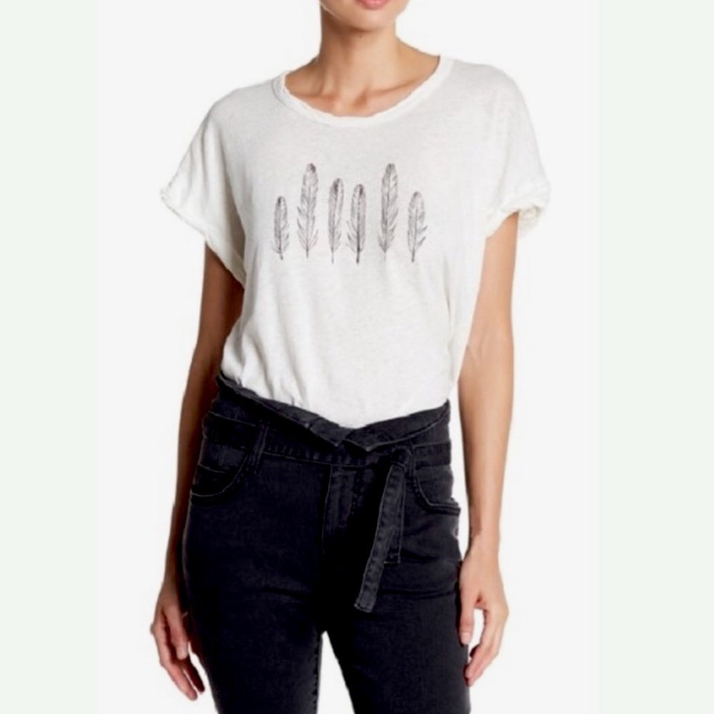 Current/Elliot The Rolled Crewneck Tee